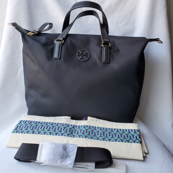 Tory Burch Black Tilda Slouchy Satchel - Picture 8 of 13